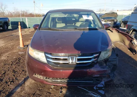 2014 Honda Odyssey Ex z USA, uszkodzony, nr VIN 5FNRL5H48EB078294